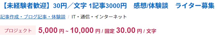 Webライターの未経験者